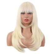 24-Inch Long Blonde Wig