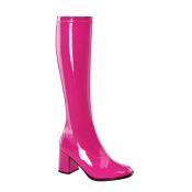 3" Hot Pink GoGo Boot