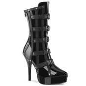 Strappy Platform Ankle Boot