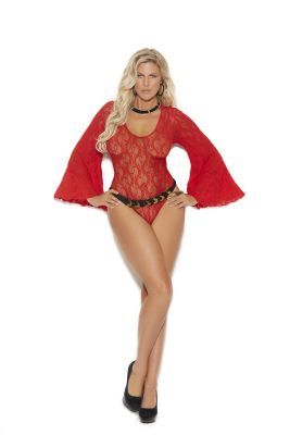 Deep V Lace Teddy EM-82301Q